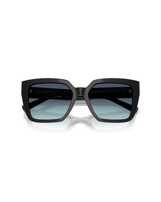 Tiffany & Co Black Tf4235 83429S Sunglasses Acetate Squared Normal Shaded