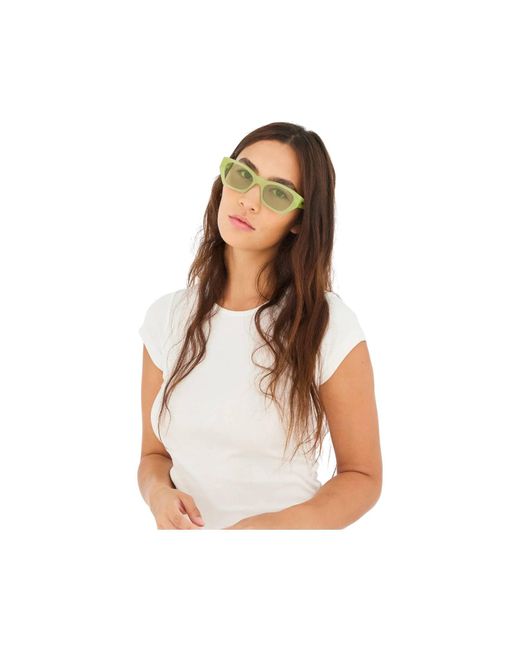 Retrosuperfuture Green 8Wu Amata Estate Menta Sunglasses Acetate Squared