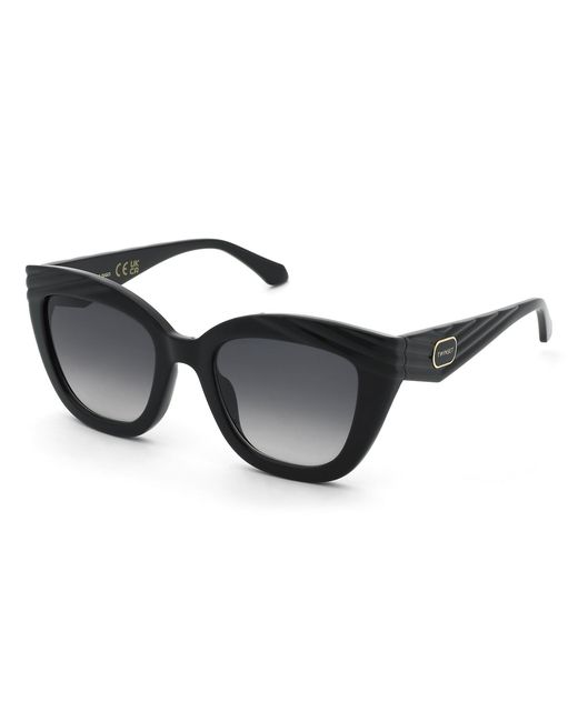 Twinset Black Stw100N 0Z42 Sunglasses Injected Smoke Butterfly Normal Nuanced