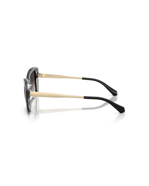 Michael Kors Black Mk2272U Malaga 30058G Sunglasses Injected Butterfly Normal Nuanced