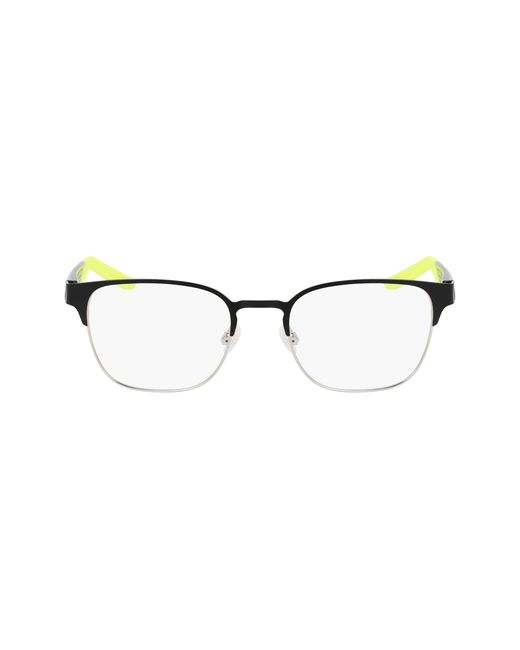 Nike Black 8156 002 Optical Frames Metal Squared Normal Normal for men