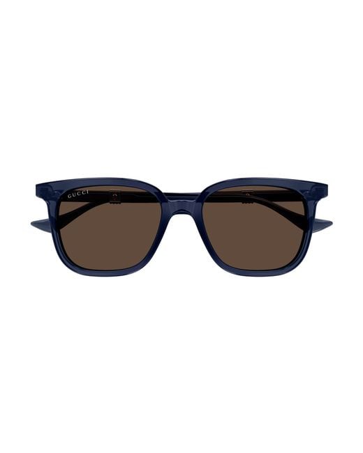 Gucci Black Gg1493S 004 Sunglasses Acetate Squared for men