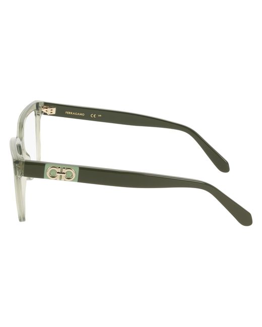 Ferragamo Black Sf3060 313 Optical Frames Acetate Squared Normal