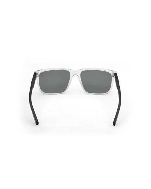 Timberland Black Tb00037 26R Sunglasses Injected Squared Polarized for men