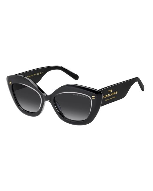 Marc Jacobs Black Marc 800/S Mng/9O Sunglasses Acetate Squared Normal Shaded