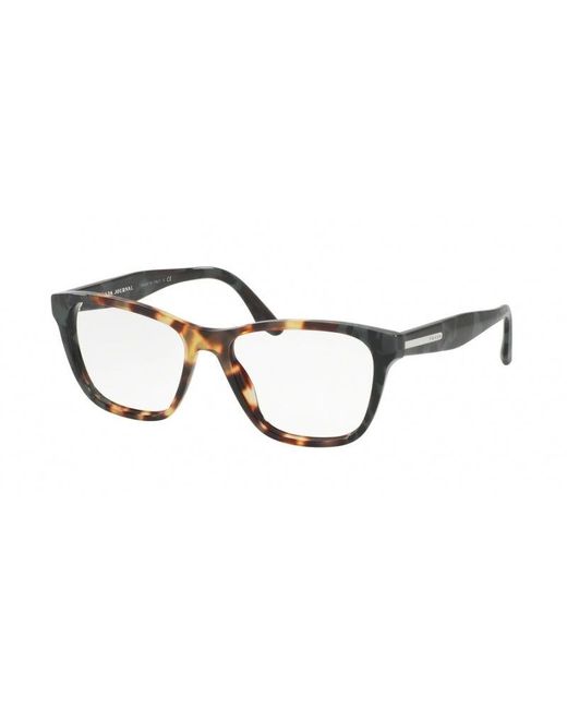 Prada Black Pr 04Tv U6M1O1 Optical Frames Outlet Plastic Squared