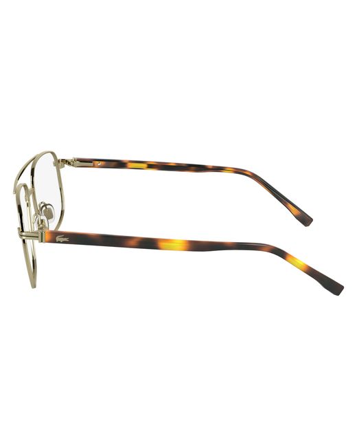 Lacoste Black L2302 714 Optical Frames Metal Squared Normal for men