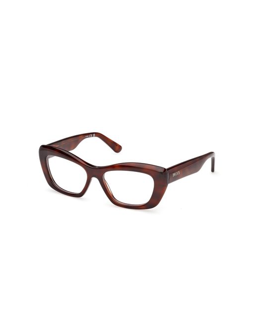 Emilio Pucci Black Ep5273 052 Optical Frames Acetate Round Normal