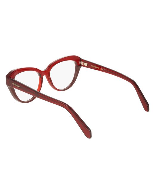 Ferragamo Black Sf3046 618 Optical Frames Acetate Cat Eye Normal