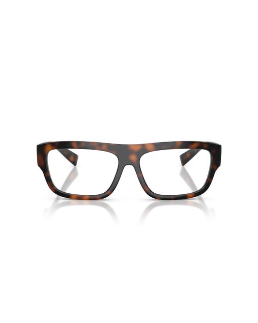 Dolce & Gabbana Black Dg5114 502 Optical Frames Injected Transparent Squared Normal for men