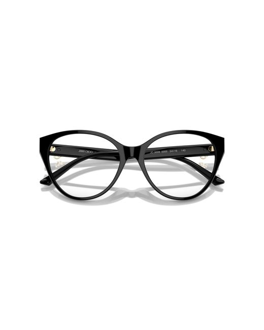 Jimmy Choo Black Jc3009 5000 Optical Frames Acetate Cat Eye