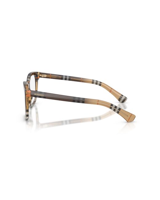 Burberry Black Be2455 4202 Optical Frames Acetate Transparent Squared Normal