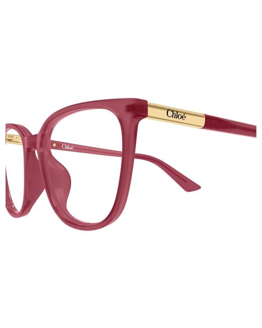 Chloé Black Ch0370Ol 005 Optical Frames Acetate Transparent Cat Eye