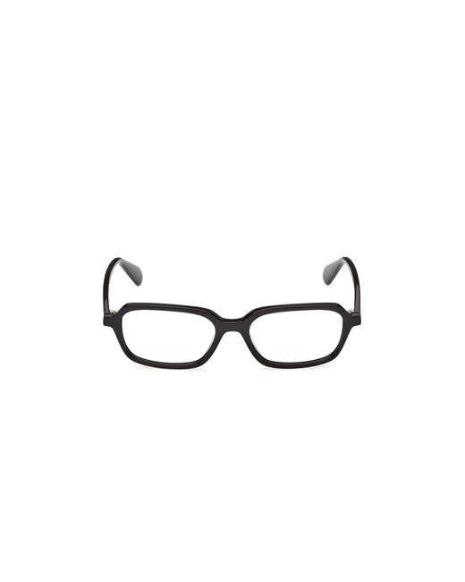 MAX&Co. Black Mo5218 001 Optical Frames Acetate Squared Normal
