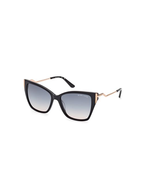 Guess Black Gm0833 01W Sunglasses Acetate Squared Normal
