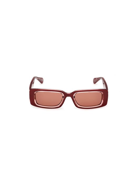 MAX&Co. Mo0156 66E Sunglasses Injected Squared Normal