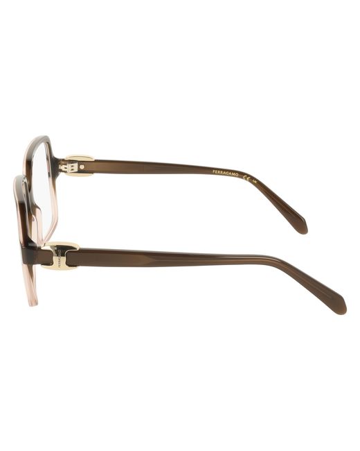Ferragamo Black Sf3058 234 Optical Frames Acetate Squared Normal