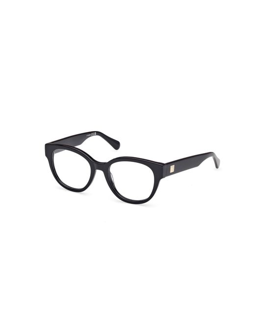 MAX&Co. Black Mo5180 001 Optical Frames Acetate Round Normal