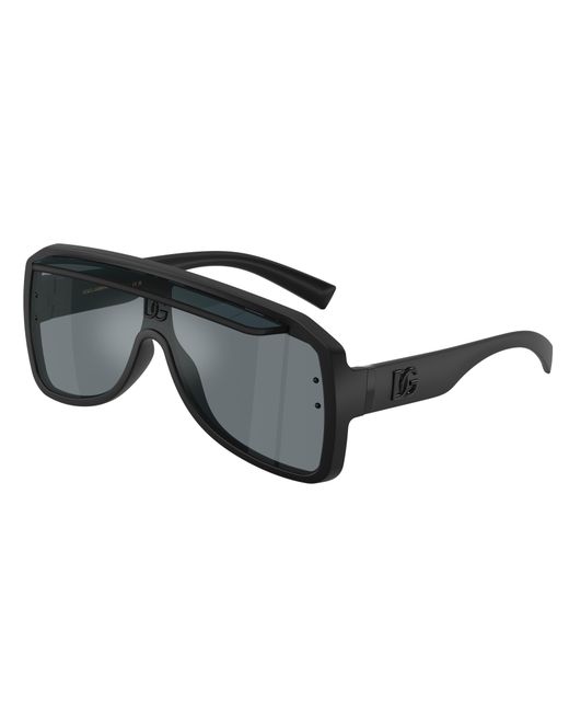 Dolce & Gabbana Black Dg6205 25256G Sunglasses Injected Pilot Mirror