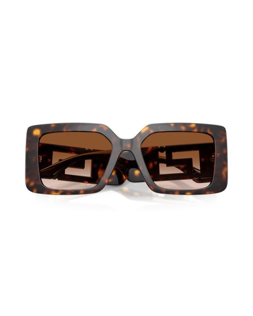 Versace Black Ve4505U 108/13 Sunglasses Injected Squared Normal Nuanced