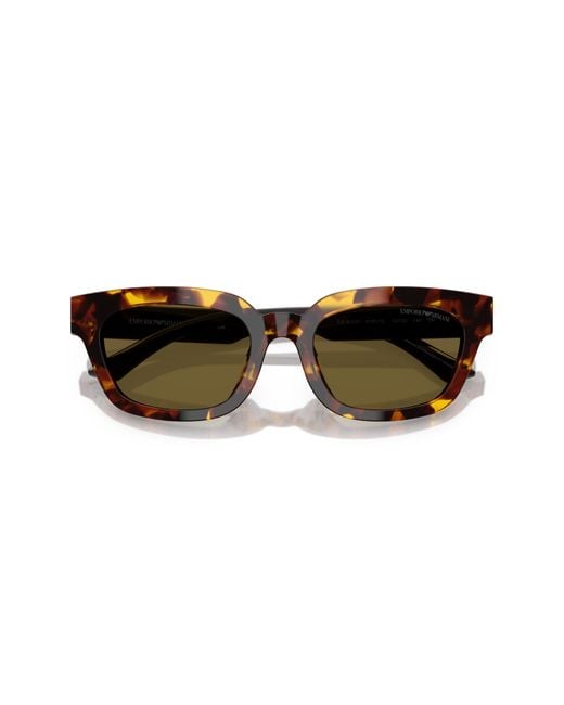 Emporio Armani Black Ea4233U 618173 Sunglasses Acetate Geometric Normal