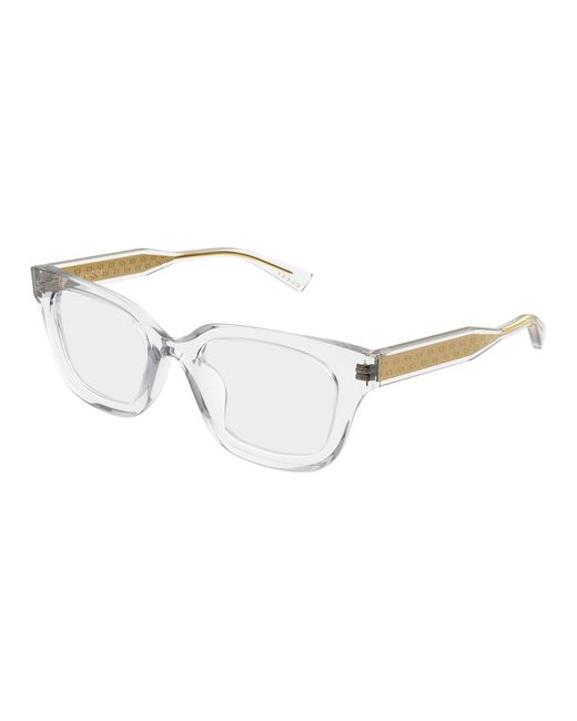 Gucci Black Gg2067Ol 008 Optical Frames Acetate Transparent Squared