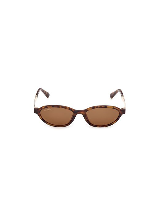 MAX&Co. Black Mo0158 93N Sunglasses Injected Round Normal