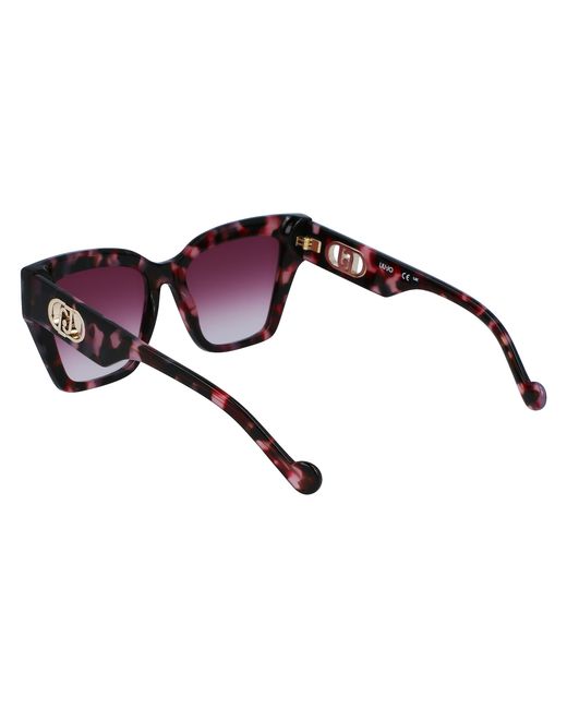 Liu Jo Black Lj777S 516 Sunglasses Acetate Squared Normal Shaded
