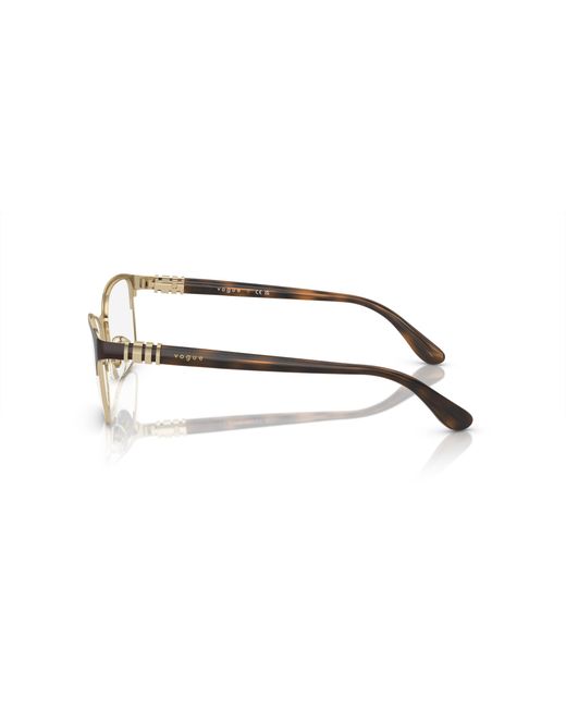 Vogue Eyewear Black Vo4050 997 Optical Frames Metal Squared Normal