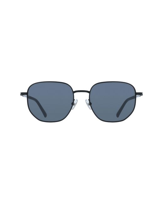 Ferragamo Black Sf328S 002 Sunglasses Metal Squared Normal for men