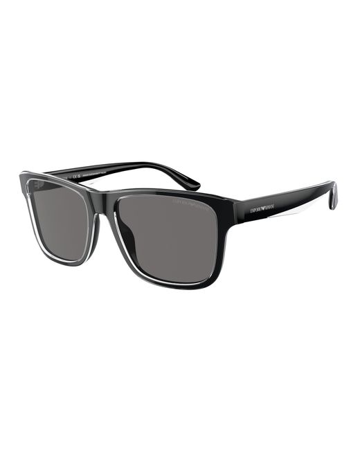 Emporio Armani Black Ea4208 605187 Sunglasses Acetate Pillow Polarized for men