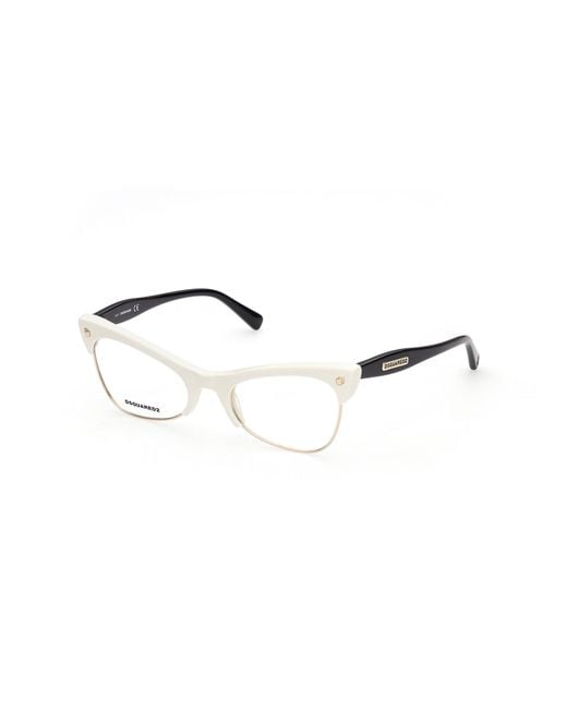 DSquared² Black Dq5332 024 Optical Frames Outlet Acetate Cat Eye