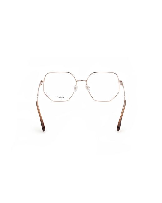 MAX&Co. Black Mo5037 028 Optical Frames Metal Geometric Normal