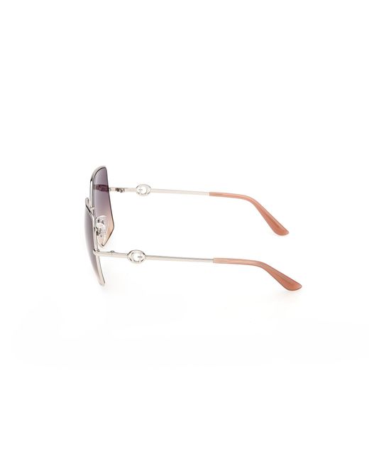 Guess Black Gu00285 10Z Sunglasses Metal Squared Normal