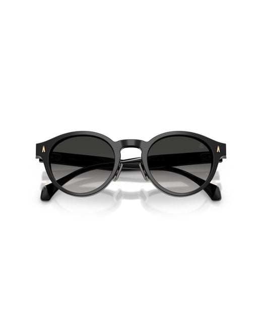 Moncler Black Me6017D Ember 30013C Sunglasses Acetate Round Normal Nuanced