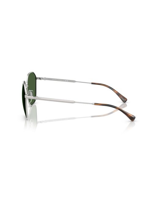 Polo Ralph Lauren Green Ph3160 942371 Sunglasses Metal Geometric Normal for men