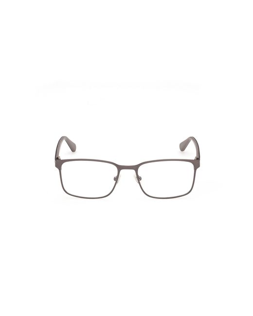 Guess Black Gu50045 087 Optical Frames Metal Squared Normal for men