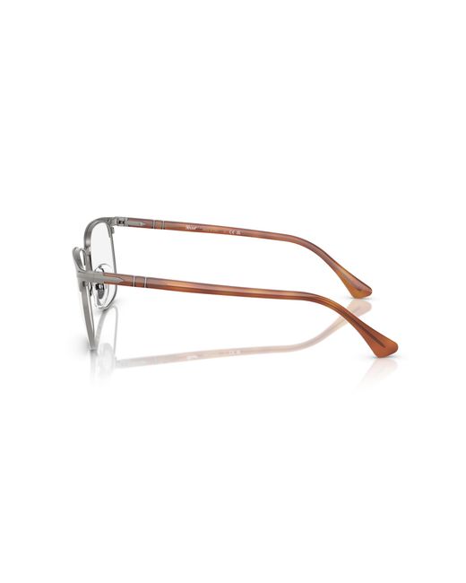 Persol Black Po1021V 1131 Optical Frames Metal Transparent Squared Normal