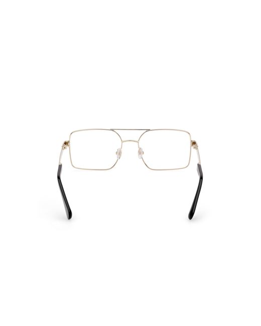 MAX&Co. Black Mo5182 001 Optical Frames Metal Geometric Normal