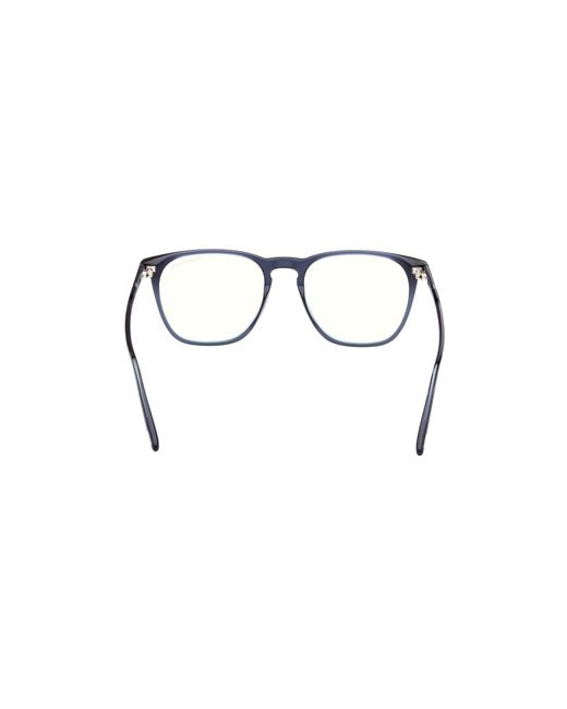 Tom Ford Black Ft5937-B 090 Optical Frames Acetate Round Normal for men