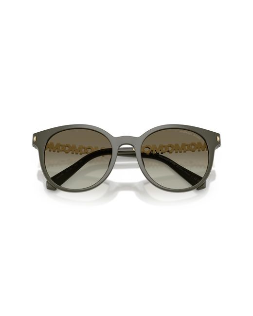 Michael Kors Black Mk2264U Pienza 39023M Sunglasses Injected Round Normal Shaded