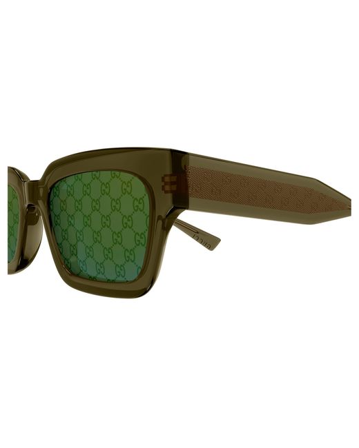 Gucci Green Gg2069S 004 Sunglasses Acetate Squared for men