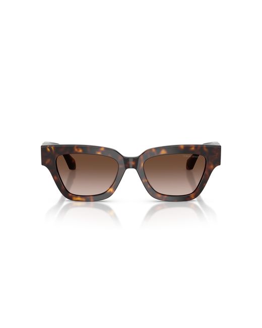 Giorgio Armani Black Ar8246U 587913 Sunglasses Acetate Cat Eye Normal Shaded