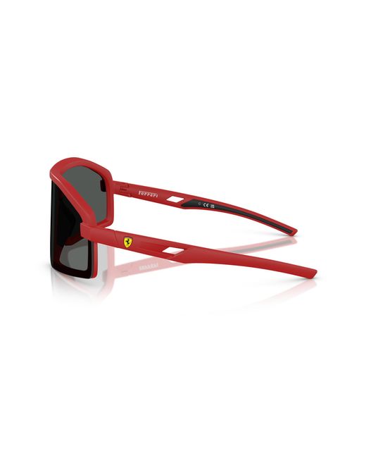 FERRARI SCUDERIA Black Fz6010U 514/87 Sunglasses Injected Geometric Normal for men