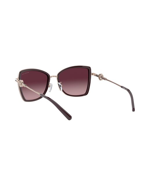 Michael Kors Black Mk1067B Corsica 11088H Sunglasses Metal Bordeaux Butterfly Normal Shaded