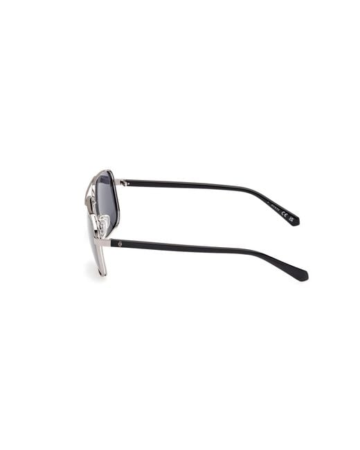 Guess Black Gu00119 08D Sunglasses Metal Squared Polarized for men
