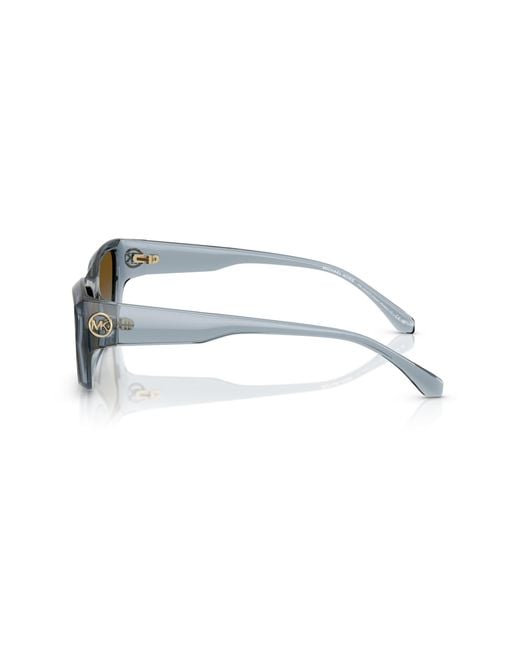 Michael Kors Black Mk2242D Pearl River 401413 Sunglasses Injected Geometric Normal Shaded