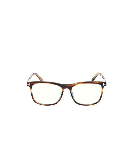 Tom Ford Black Ft6038-B 055 Optical Frames Acetate Squared Normal for men