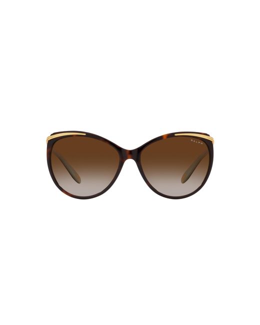 Ralph Lauren Black Ra5150 Ra 5150 601/3B Sunglasses Acetate Cat Eye Normal Shaded