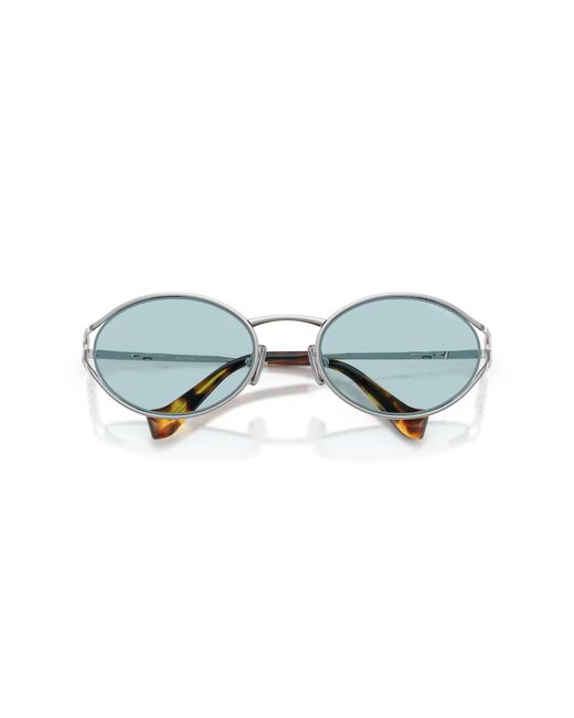 Miu Miu Black Mu 52Ys 1Bc20R Sunglasses Metal Round Normal